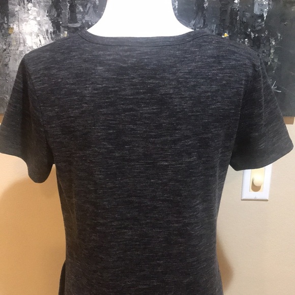 32 Degrees Short Sleeve Heather Gray and Black Dress with Pockets-Size Medium - Picture 7 of 11